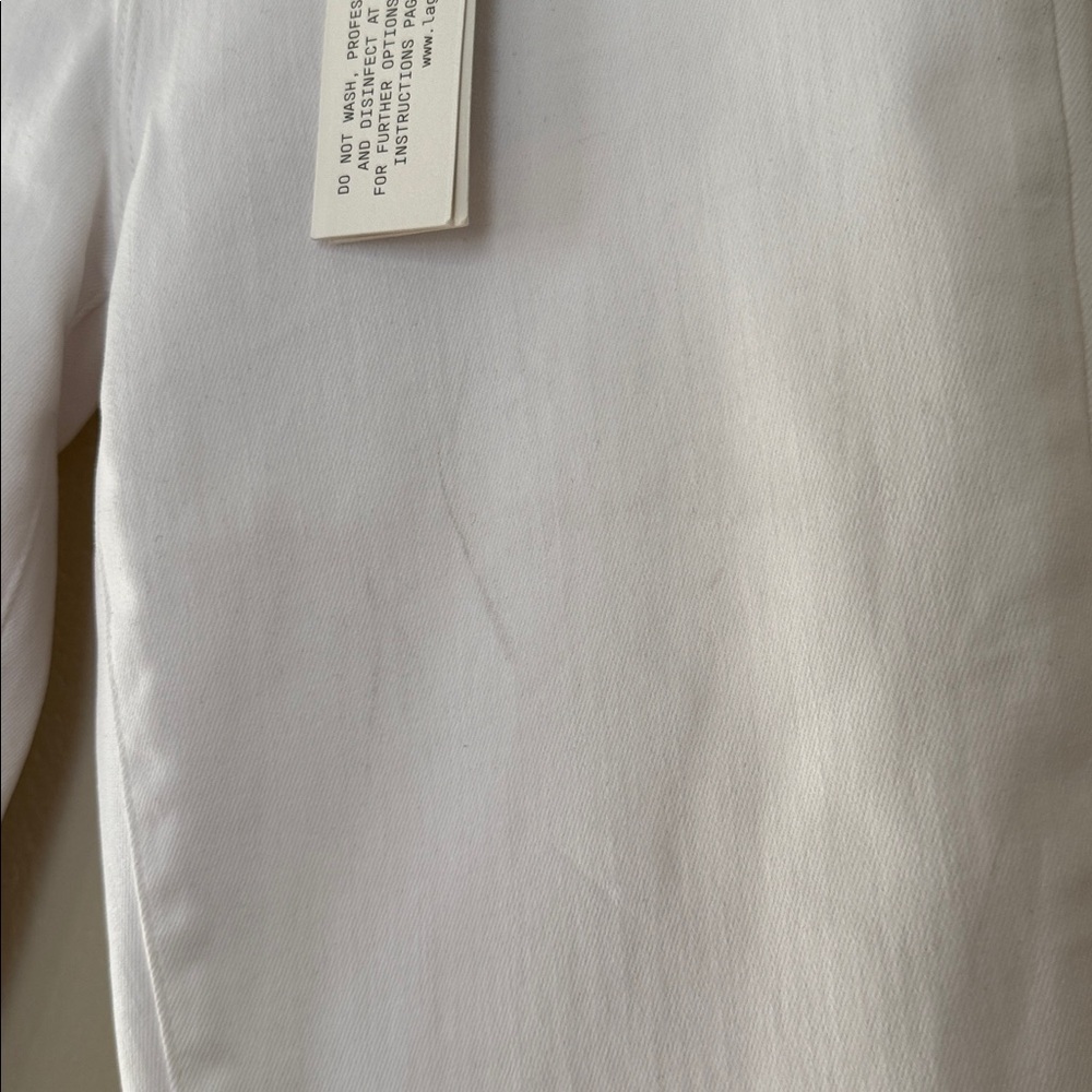 NWT L'AGENCE Margo Blanc Skinny Classic White Denim 28 - Picture 4 of 9